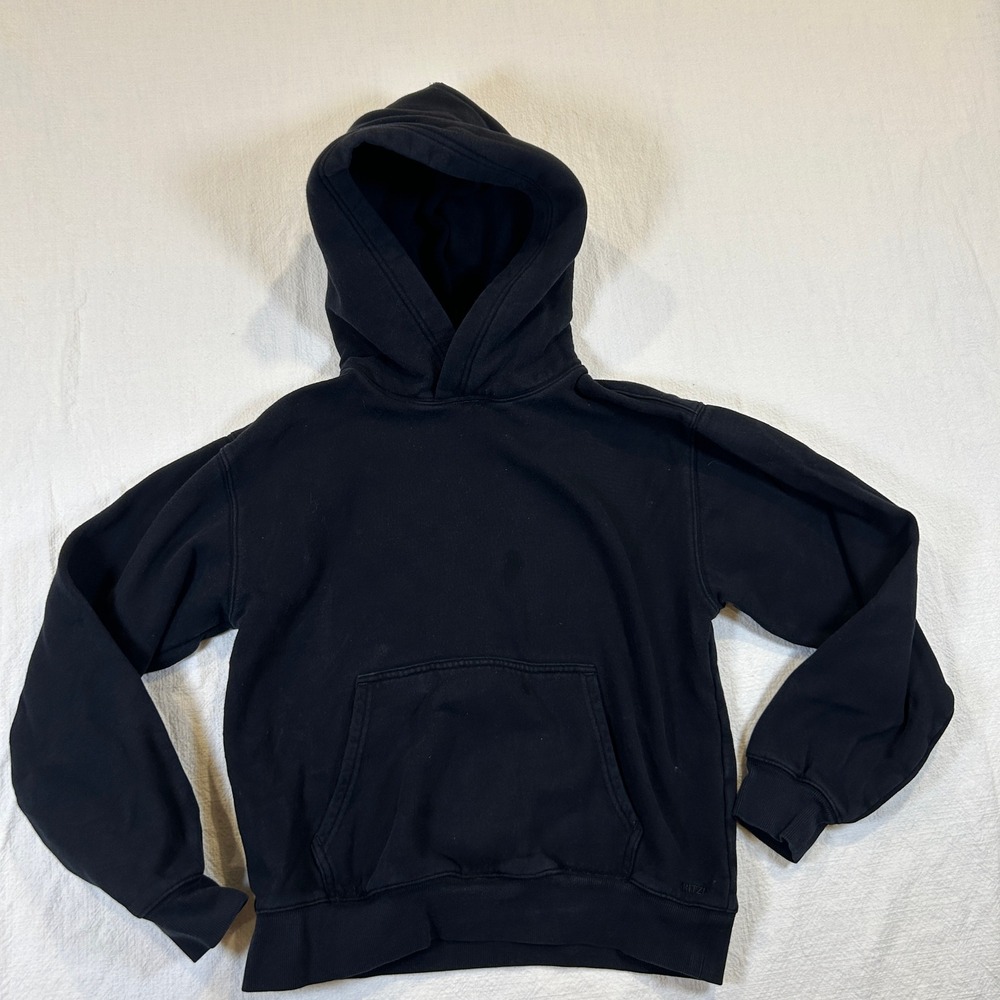 Aritzia Tna Sweatfleece Cozy Fleece Hoodie Black Perfect Fit Pullover Medium